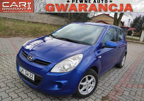 łódzkie Hyundai i20 cena 15800 przebieg: 222500, rok produkcji 2011 z Zduńska Wola